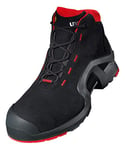 Uvex 1 X-Tended Support Work Boots - Safety Boots S3 SRC ESD - Red-Black - Size 10