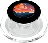 Vaisseau spatial dans Galaxy Graphic PopSockets PopGrip pour MagSafe