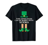 This Leprechaun Can Be Bribed With Vodka Funny St. Paddy Day T-Shirt