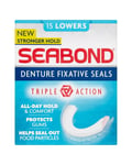 SEABOND DENTURE FIXATIVE SEALS - 15 LOWERS