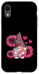 iPhone XR Leopard Gnome Sunflower and Pencil Valentines Day Teacher Case