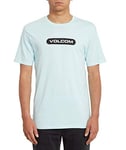 Volcom T-Shirt New Euro BSC SS pour Homme. S Résine Bleue.