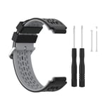 INF Klockarmband  Garmin Forerunner 220/230/235/630/620/735XT, Approach S20/S5/S6 Svart