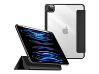 Estuff Boston - Lommebok For Nettbrett - Polyuretan, Polykarbonat, Termoplast-Polyuretan (Tpu) - Svart, Blank - For Apple 12.9-Inch Ipad Pro (5. Generasjon, 6. Generasjon)