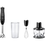 Mq 3135BK Mixeur sur pied 900 w avec blender, avec embout hâchoir noir Q516983 - Braun