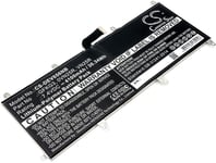 Kompatibelt med Dell Venue 10 Pro 5056, 7.4V, 4100 mAh