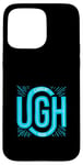 Coque pour iPhone 15 Pro Max Bleu UGH! Mood Blue Color Graphic