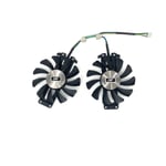 Ventilateur de refroidissement pour carte graphique ZOTAC GTX 960,12V,0,38 a,75mm,4 broches - Type black 2-Fan