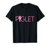 Disney Winnie the Pooh Piglet Classic Lettering T-Shirt