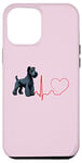 iPhone 12 Pro Max Kerry Blue Terrier Dog Heartbeat EKG My Dogs Are My Cardio Case