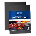 NIFTII Teflon Non-Stick Oven Liner 2 Pack – Premium Oven Liners for Bottom of Oven | Oven Liners for Gas, Electric, and Fan Assisted Ovens - Reusable Oven Mats for Bottom of Oven - Kitchen Essentials