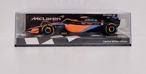 MINICHAMPS 1:43 Modèle Auto Formule 1 F1 Mclaren D.Ricciardo Gp Bahreïn 2022