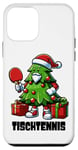 Coque pour iPhone 12 mini Costume de ping-pong Sapin de Noël Père Noël Ping Pong