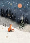 Julekort 12x17 Scenics Snow Fox