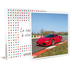 SMARTBOX - 5 tours au volant d'une AC Cobra et Ferrari 458 Italia avec baptême de drift sur le circuit Lohéac - Coffret Cadeau Sport & Aventure