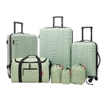 Wrangler Ensemble de Bagages et de Voyage Venture, Laurier, 7-Piece Set, Ensemble de Bagages et de Voyage Venture