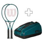 Wilson 2x Blade 98S V9 + Sac De Tennis