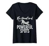 Womens The Great and Powerful Spots Leopard V-Neck T-Shirt