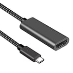 Eono Adaptateur USB C vers HDMI, 4K 60Hz Thunderbolt 3 Adaptateur USB Type C HDMI Compatible avec iPad Pro, MacBook Pro, Surface Pro