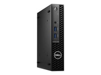 Dell OptiPlex 3000 - Micro - Core i5 12500T / 2 GHz - RAM 8 Go - SSD 256 Go - NVMe, Class 35 - UHD Graphics 770 - GigE, Wi-Fi 6 - LAN sans fil: 802.11a/b/g/n/ac/ax - Win 10 Pro (comprend Licence Win 11 Pro) - moniteur : aucun - noir - BTS - avec 1 an basi