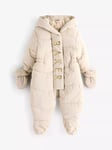 Baker by Ted Baker Baby Quilted Fleece Lined Snowsuit, Cream