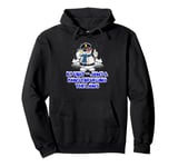 K9 Unit Jaws and Paws Enforcing the Laws Funny Humor Pullover Hoodie