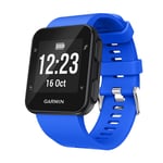 KOMI Watch Straps compatible with Garmin Forerunner 35/30 Smart Watch, Silicone Fitness Sport Replacement Strap (blue)