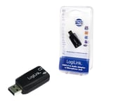 LogiLink USB 2.0 Soundkarte mit Virtual 3D Soundeffekt (UA0053)