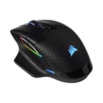 CORSAIR DARK CORE RGB PRO SE Wireless FPS/MOBA Gaming Mouse with Qi Wireless Charging – 18,000 DPI – 8 Programmable Buttons – Sub-1ms Wireless – iCUE Compatible – PC, Mac, PS5, PS4, Xbox – Black