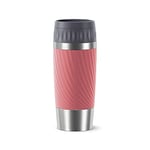 Emsa Travel Mug Easy Twist, Mug isotherme 0,36 L, 100% hermétique, 100% sûr, Conservation optimale, Chaud et froid, Base antidérapante