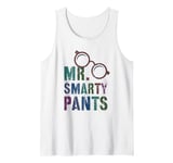 Sarcastic Little MR SMARTY PANTS My School Kids Teacher Boys Tank Top