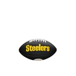 Wilson, Ballon de Football américain, Mini NFL Team Soft Touch, Pittsburgh Steelers, Pour les joueurs amateurs, Noir, WTF1533BLXBPT