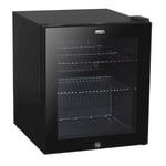 Baridi 50L Table Top Beer & Drinks Mini Fridge with Light 3-10°C Black DH12