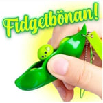 Sensory Grön Leksak Green Beans Bönor Fidget Böna Toys Leksak