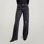 Judee Low Waist Loose Jeans - Black - Women