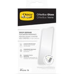 Otterbox Protecteur d'écran Glass pour iPhone 16, Verre trempé, protection contre les rayures, protection contre les chutes pour une protection contre les éclats