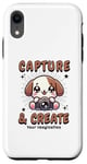 iPhone XR Cute Camera Dog Photographer Photo Capture & Create Puppy Case