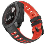 Twin Sport Rannekoru Armband Garmin Instinct 2- Musta/punainen