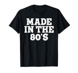 80's The 80s Vintage Men Women Music Retro Eighties T-Shirt