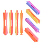 12Pcs Standard Hair Rollers Heat Perm Wave Rod Hair Clip Curlers With Rubber TOU