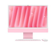 Apple iMac 24" (October 2024)  4.5K Retina display  M4 chip 10CPU/10GPU  16GB RAM  256GB SSD  Pink