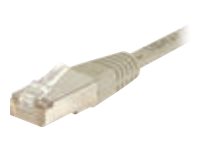 Exertis - Patch-Kabel - Rj-45 (Hane) Till Rj-45 (Hane) - 30 Cm - F/Utp (Sctp) - Cat 5E - Grå