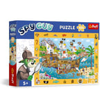 Trefl - Puzzle d’Observation Spy Guy : Bateau Pirate - 100 Pièces - Trouvez Tous Les Objets du Cadre, Puzzle Coloré Plein de Détails, Développement de Perspicacité pour Les Enfants à partir de 5 Ans