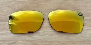 NEW POLARIZED 24K GOLD REPLACEMENT LENS FOR OAKLEY EJECTOR SUNGLASSES