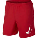 Nike M NK Run Short 7IN GX Homme, University Red/White, FR : L (Taille Fabricant : L)