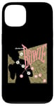 Coque pour iPhone 13 David Bowie Let's Dance Rose et Or