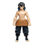 McFarlane Toys Demon Slayer Inosuke Hashibira Figurine de Collection Amusante de la Taille d'une Pinte avec Articulation, 2 épées et Demon Slayer Saison 1 1