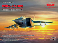 Mig-25 Bm, Soviet Strike Avion Fighter 1:72 Plastique Model Kit Icm