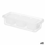 Organiserare Vit Plast 28,2 x 6 x 11,7 cm (12 antal)