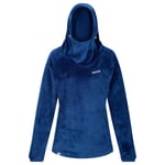 Regatta Dam / Halia Velour Hoodie För Damer 20 Uk Preussian Blue